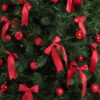 Giant PVC Artificial Christmas Tree with Red Decorations for Commercial Displays