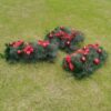 Giant PVC Artificial Christmas Tree with Red Decorations for Commercial Displays