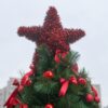 Giant PVC Artificial Christmas Tree with Red Decorations for Commercial Displays